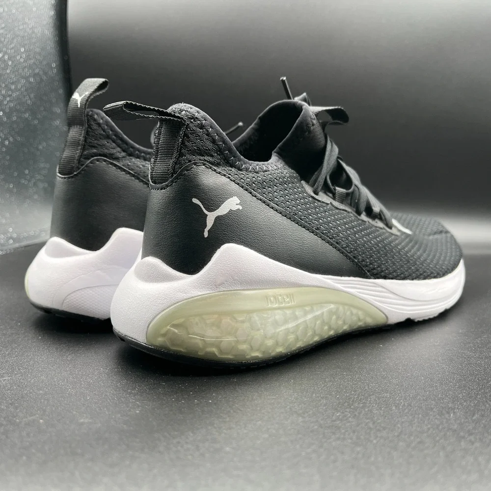 Puma Locell 195425-01 Sneakers Women 9 Black Mesh Lace Up Athletic Running Shoes